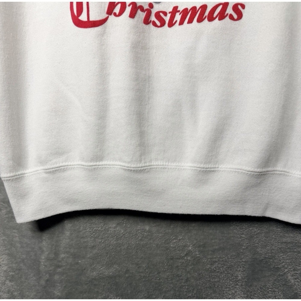 Vintage Crewneck Sweatshirt Large Mouse Christmas Holiday Lee USA - Picture 4 of 8